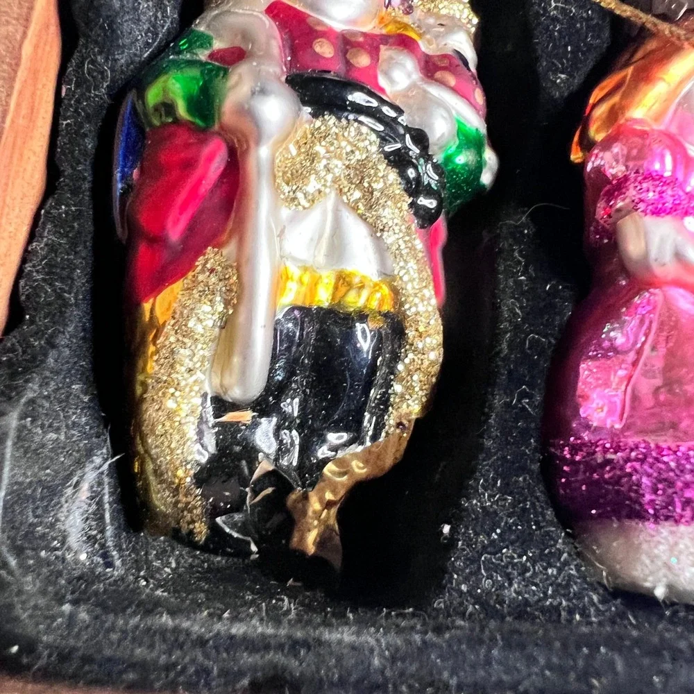 Thomas Pacconi Classics 2004 Nutcracker Suite Glass Ornaments Set of 6‎ DAMAGED
